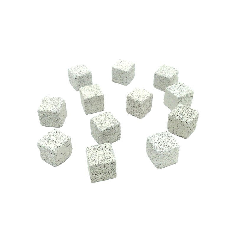 Shelltech 12 Pack Small Animal Lava Bites, Hamster Chew Toys Chew Treats Teeth Grinding Block for Hamster Chinchilla (12 Pack-Square-Mini) - Image 5